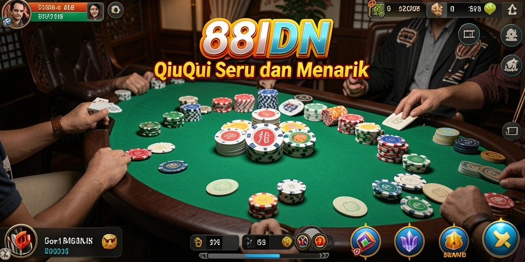 Screenshot gameplay QiuQiu yang menegangkan dan seru.