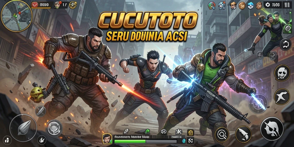 Tampilan gameplay seru dari CUCUTOTO yang menegangkan.
