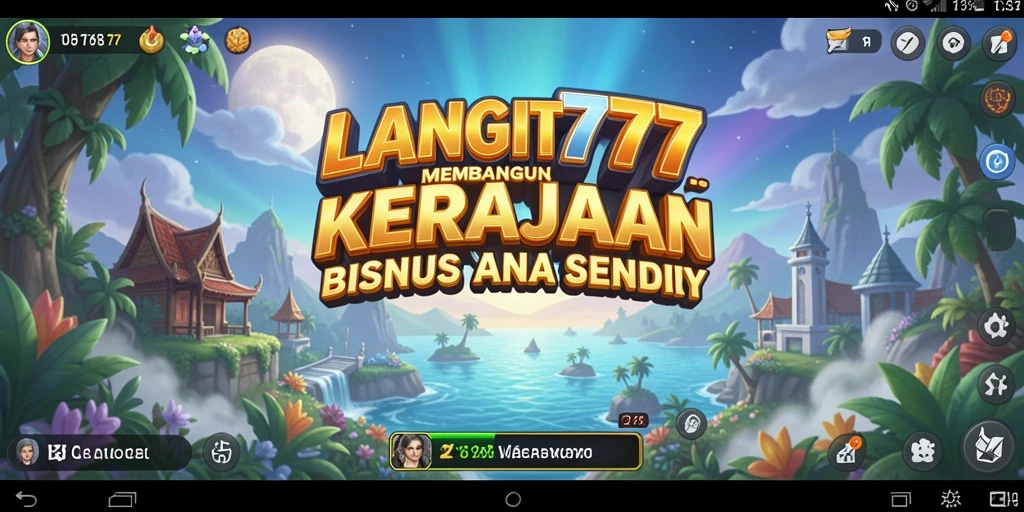 Screenshot gameplay LANGIT777 yang menunjukkan pengelolaan bisnis.