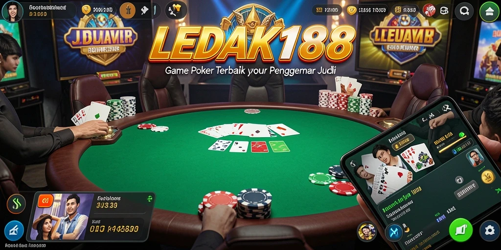 Tampilan layar permainan LEDAK188 yang menarik dan dinamis.