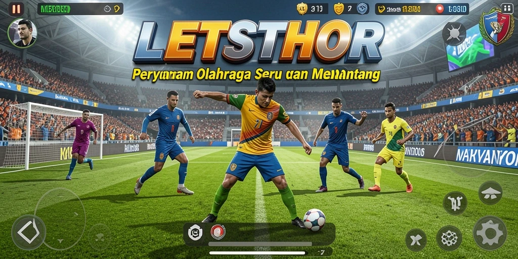 Tampilan gameplay LETSTHOR yang menegangkan dan seru.