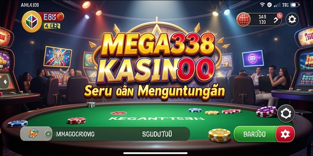 Tampilan permainan MEGA338 yang mendebarkan dan penuh warna.