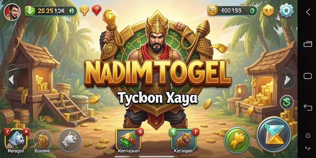 Menampilkan gameplay seru dan strategi pembangunan dalam NADIMTOGEL.
