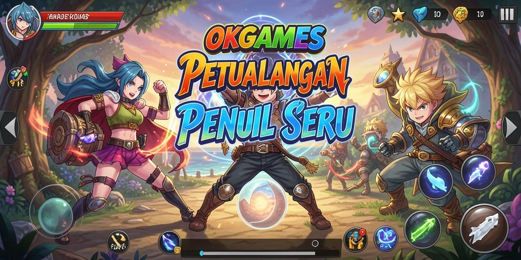 Screenshot gameplay menunjukkan aksi seru dari karakter anime.