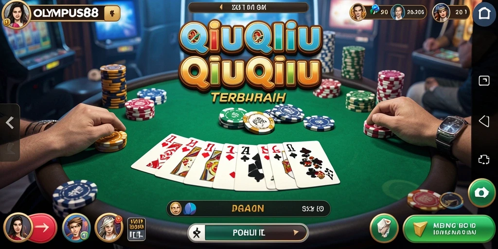 Tampilan menarik gameplay QiuQiu di OLYMPUS88.