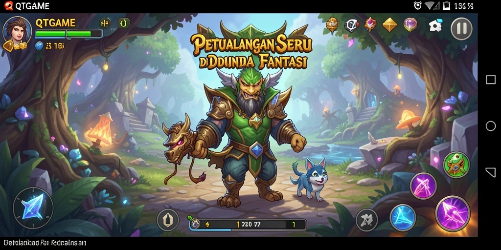 Tangkapan layar gameplay QTGAME yang menarik dan penuh aksi.