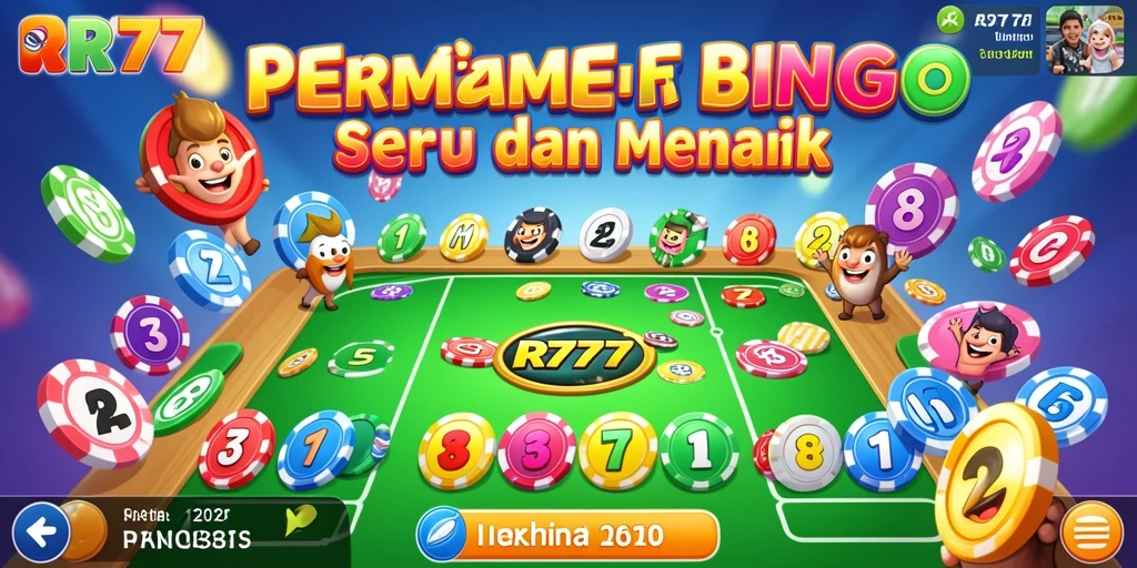Screenshot utama RR777 menampilkan gameplay seru Bingo yang menghibur.