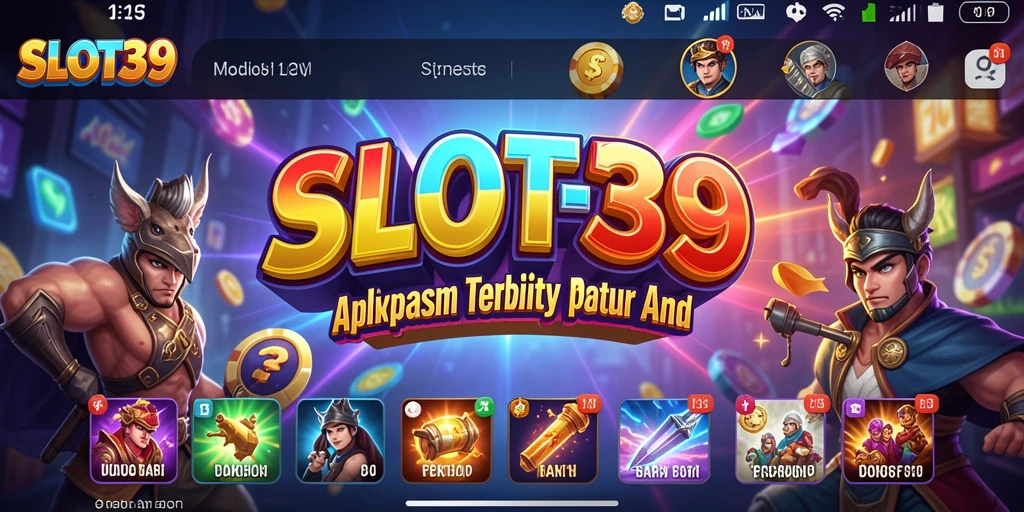 Tampilan utama SLOT39 dengan fitur-fitur Utility yang efisien.