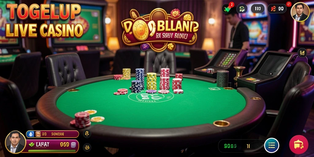 Tampilan antarmuka TOGELUP dalam gameplay Live Casino yang menarik.