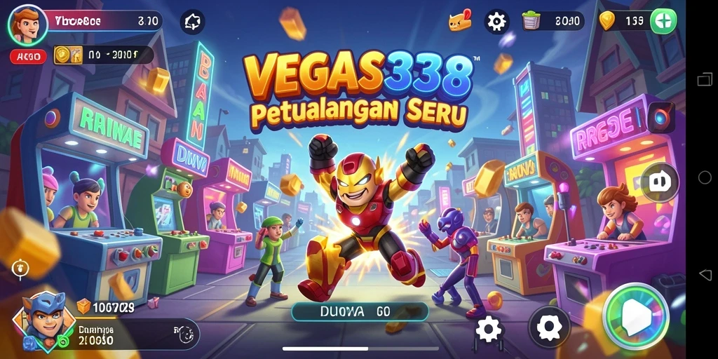 Tangkapan layar gameplay VEGAS338 yang penuh aksi dan keseruan.